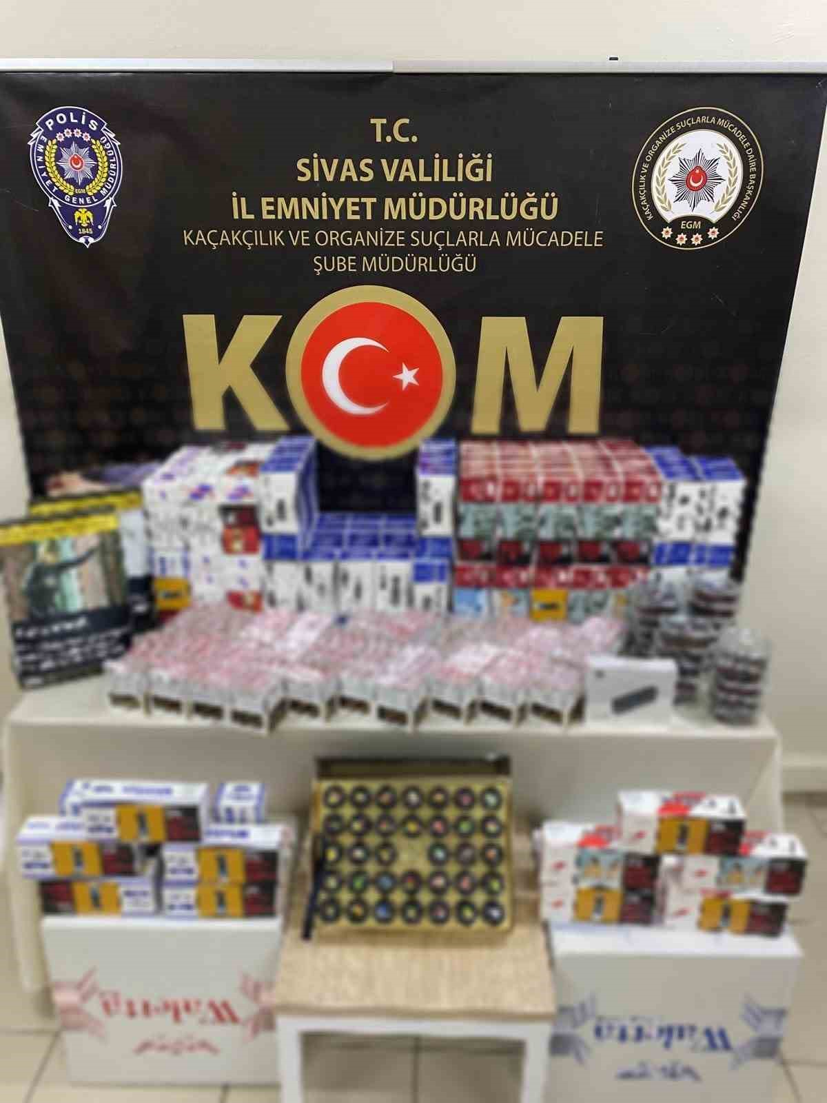 Sivas’ta Büyük Kaçak Tütün Operasyonu: Tonlarca Ürün Ele Geçirildi