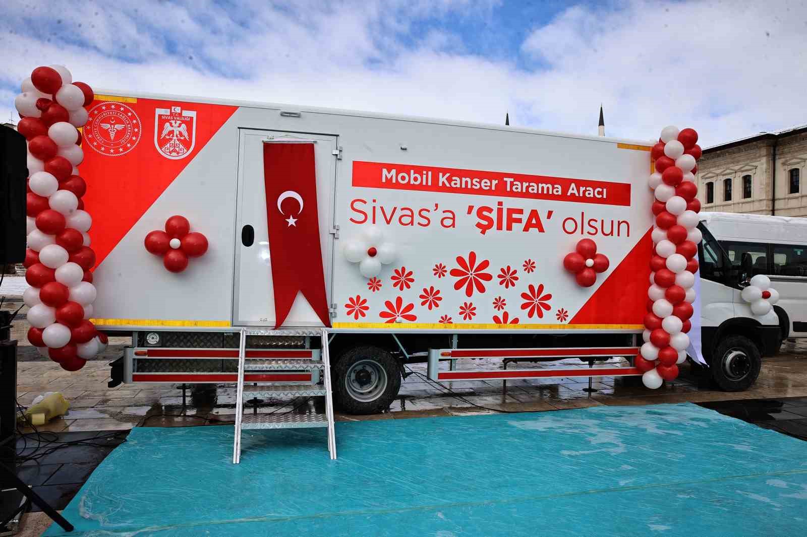 Sivas’ta Yeni Mobil Kanser Tarama Aracı Hizmete Sunuldu