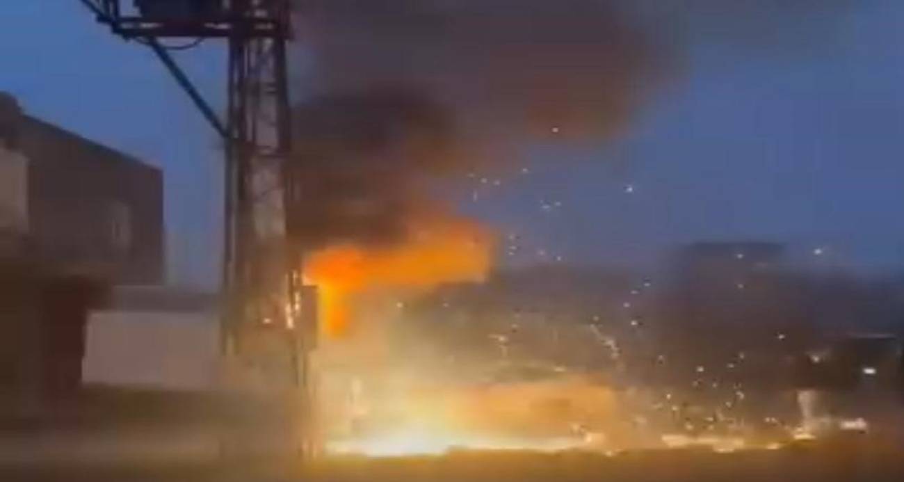 Diyarbakır Silvan’da Elektrik Trafo Patlaması