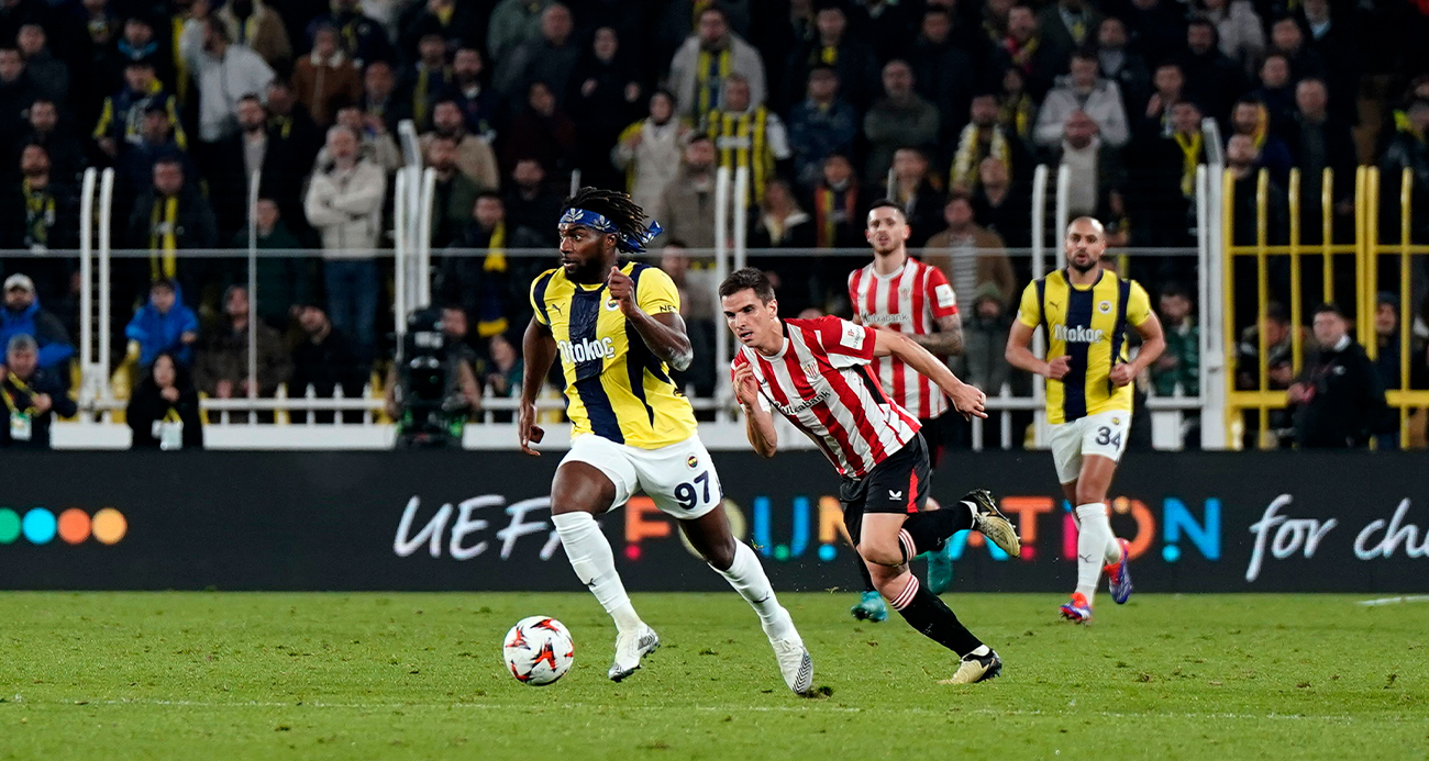 Fenerbahçe, UEFA Avrupa Ligi’nde Athletic Bilbao’ya Boyun Eğdi