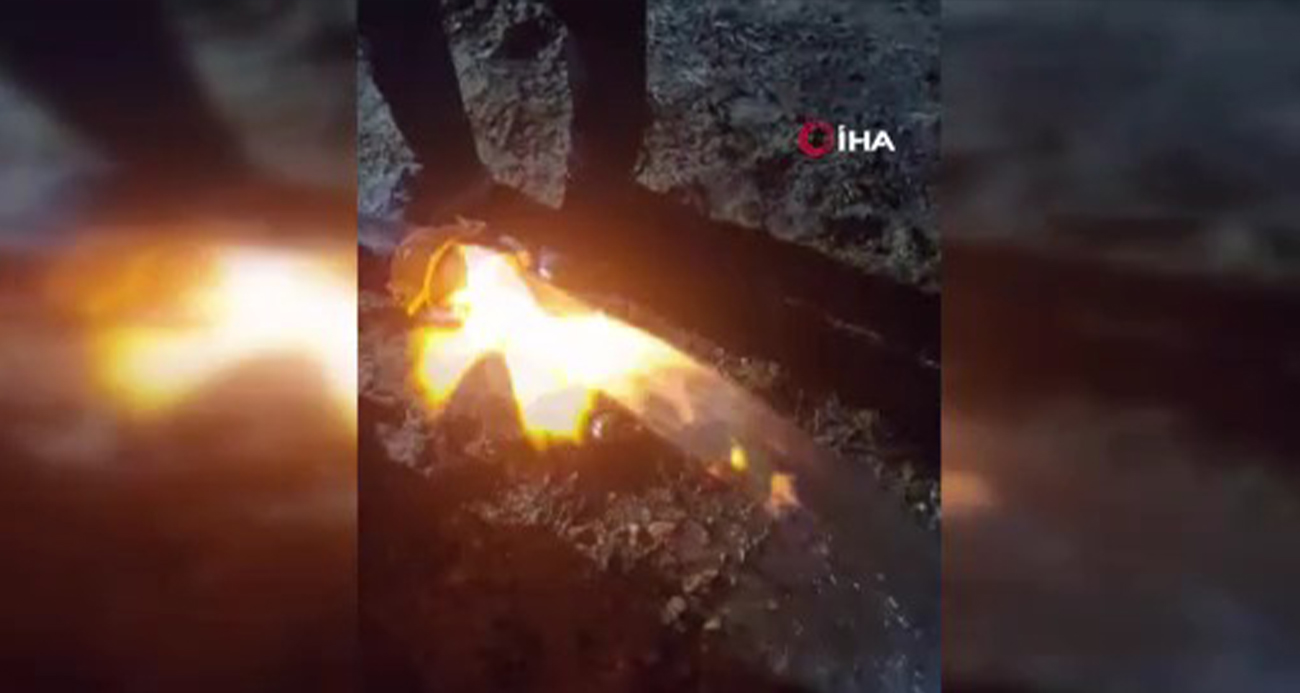 Haymana’da Sondajdan Çıkan Yanıcı Su Köyü Şaşırttı