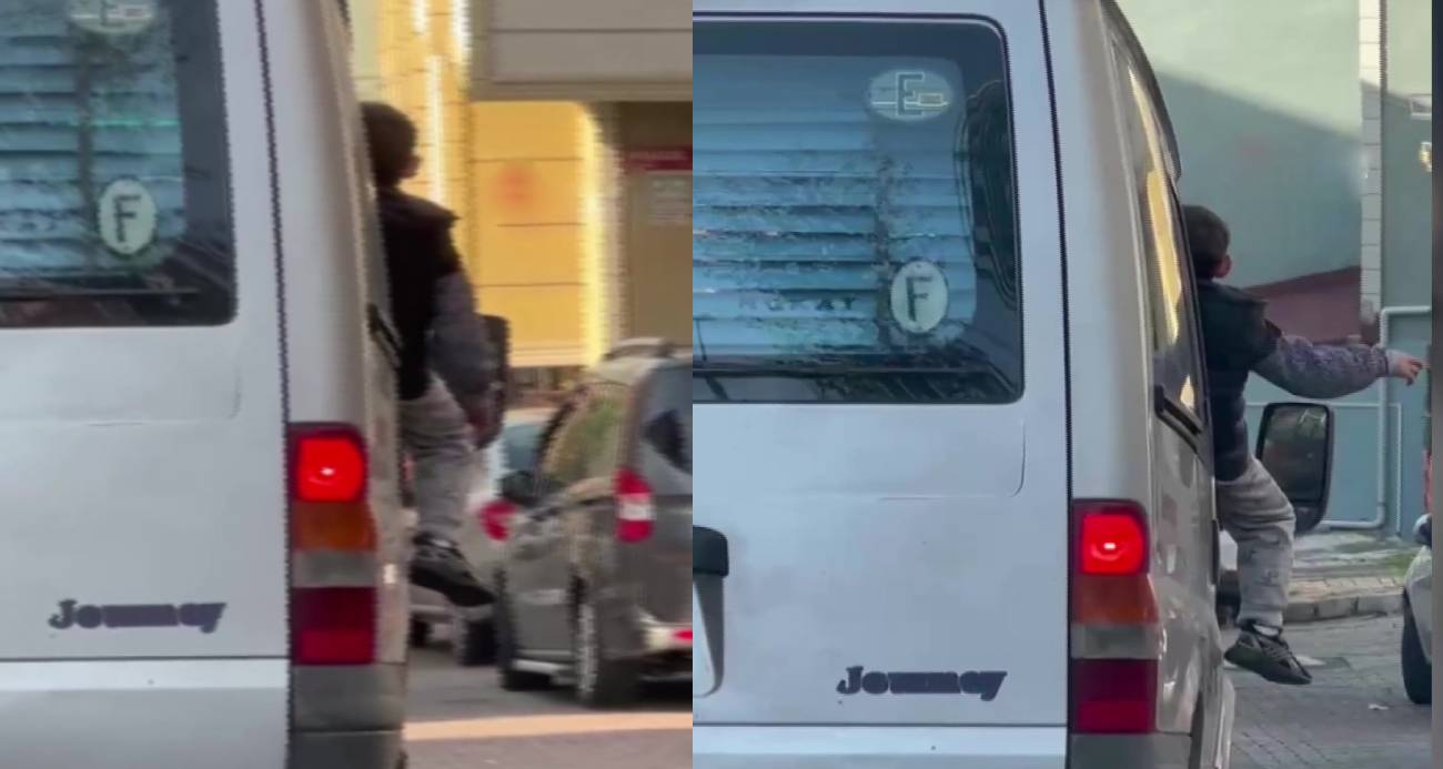 İstanbul Kağıthane’de Çocuğun Tehlikeli Yolculuğu Kameralara Yansıdı