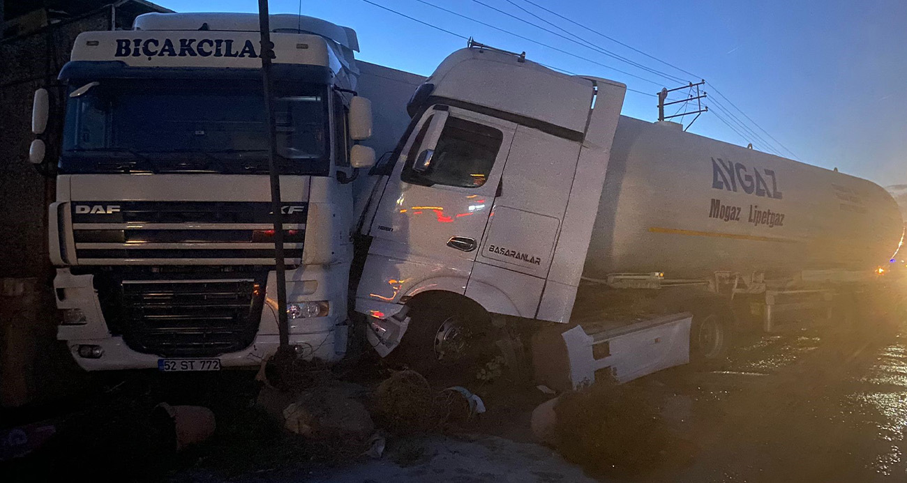 Samsun’da LPG Yüklü Tanker Tıra Çarptı: Büyük Bir Faciadan Dönüldü