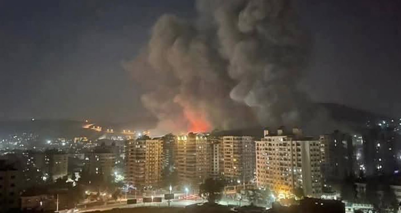 Suriye’deki Patlamalar Mardin’den Görüldü