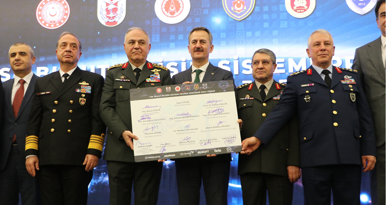 TSK Bulut Bilişim Projesi İmza Töreni Gerçekleştirildi