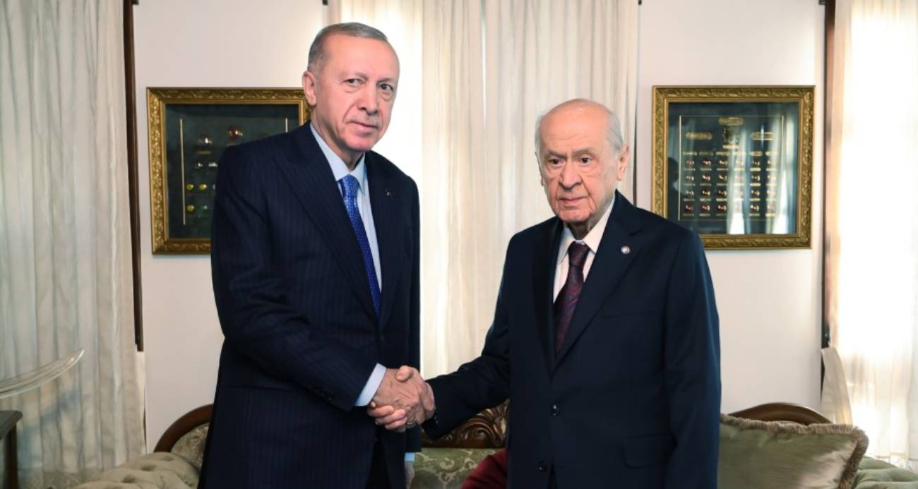 Cumhurbaşkanı Erdoğan ile MHP Lideri Bahçeli’nin Beytepe Buluşması