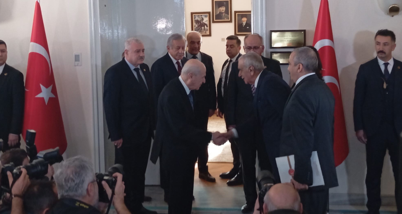 DEM Parti Heyeti ve MHP Lideri Bahçeli Arasında Önemli Görüşme