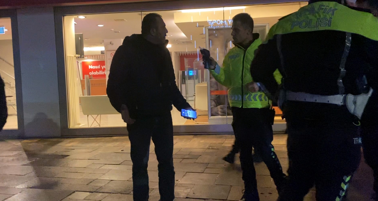 İnegöl’de Polis Uygulamasında Tansiyon Yükseldi