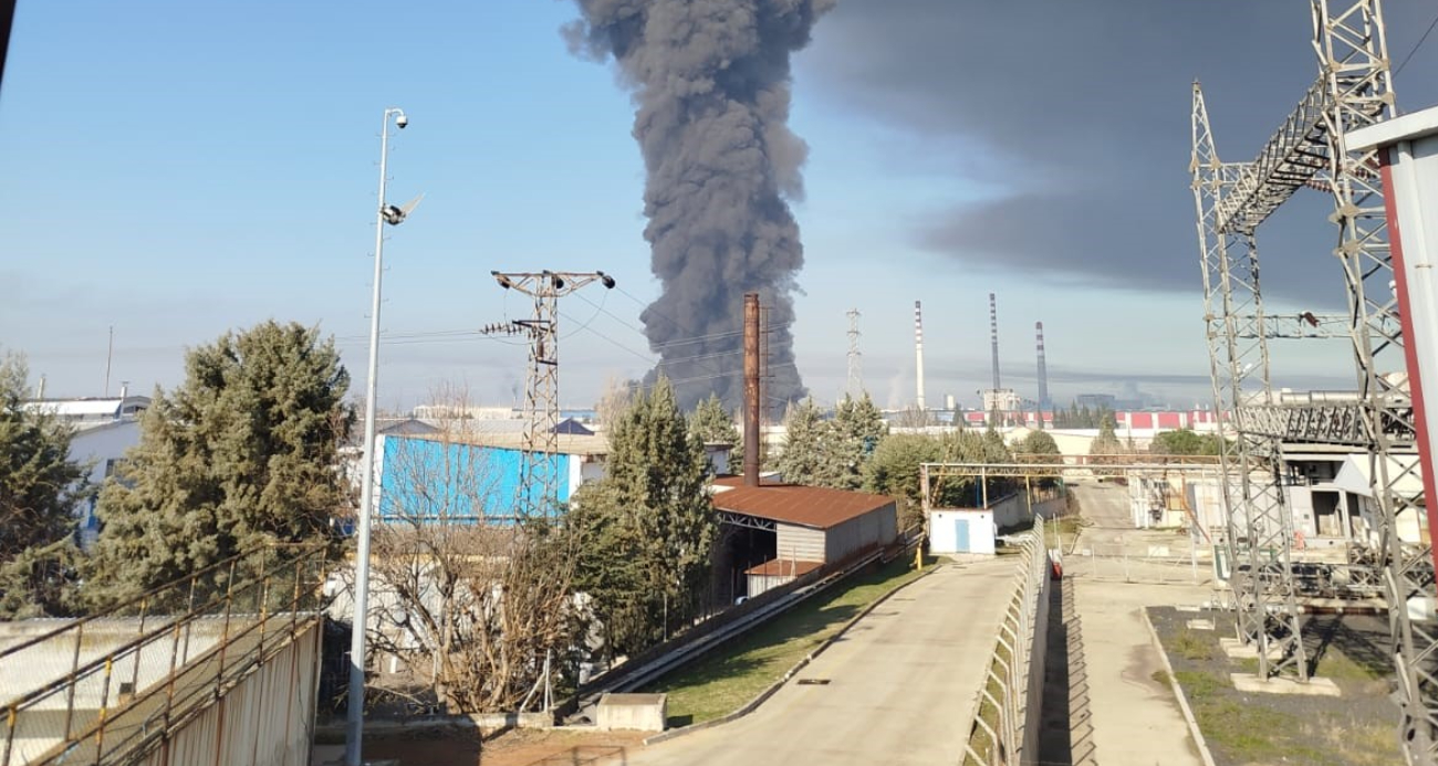 Kırklareli Lüleburgaz’da Oyuncak Fabrikasında Yangın Devam Ediyor