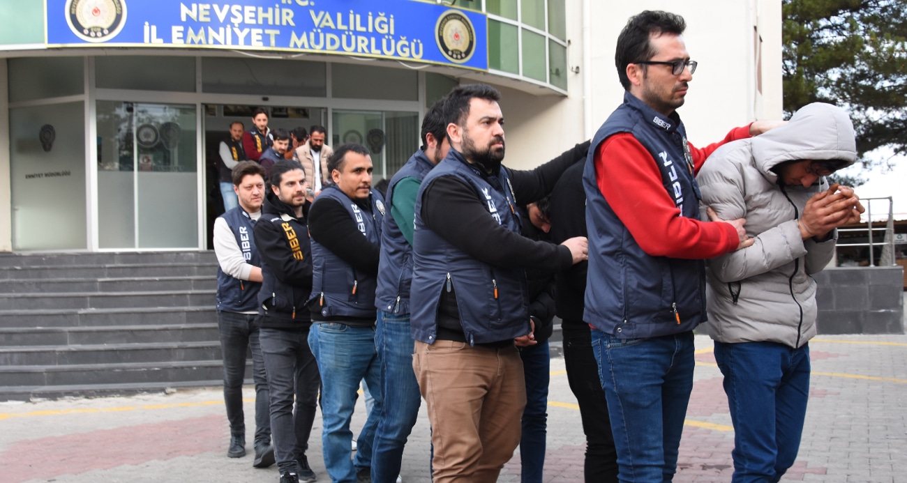 Nevşehir’de Çevrimiçi Dolandırıcılık Operasyonu: 56 Gözaltı
