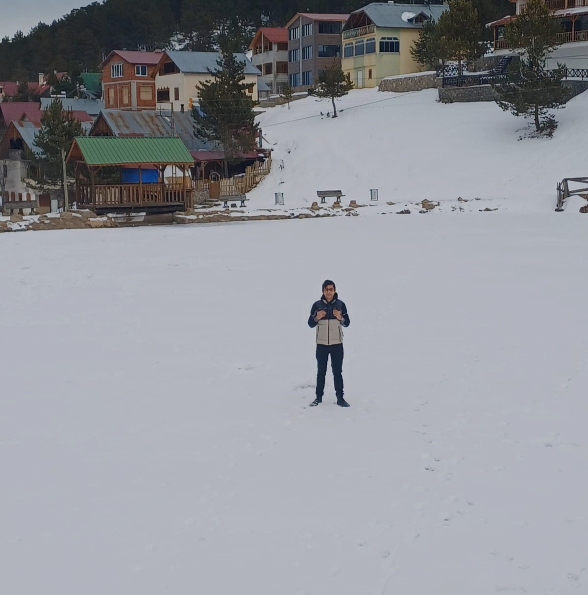 Sivas’ın Koyulhisar İlçesinde Eğriçimen Gölü Dondu
