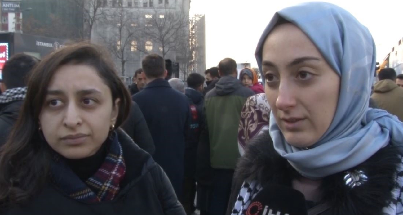 Yeni Yılın İlk Gününde İstanbul’da Filistin’e Destek Yürüyüşü