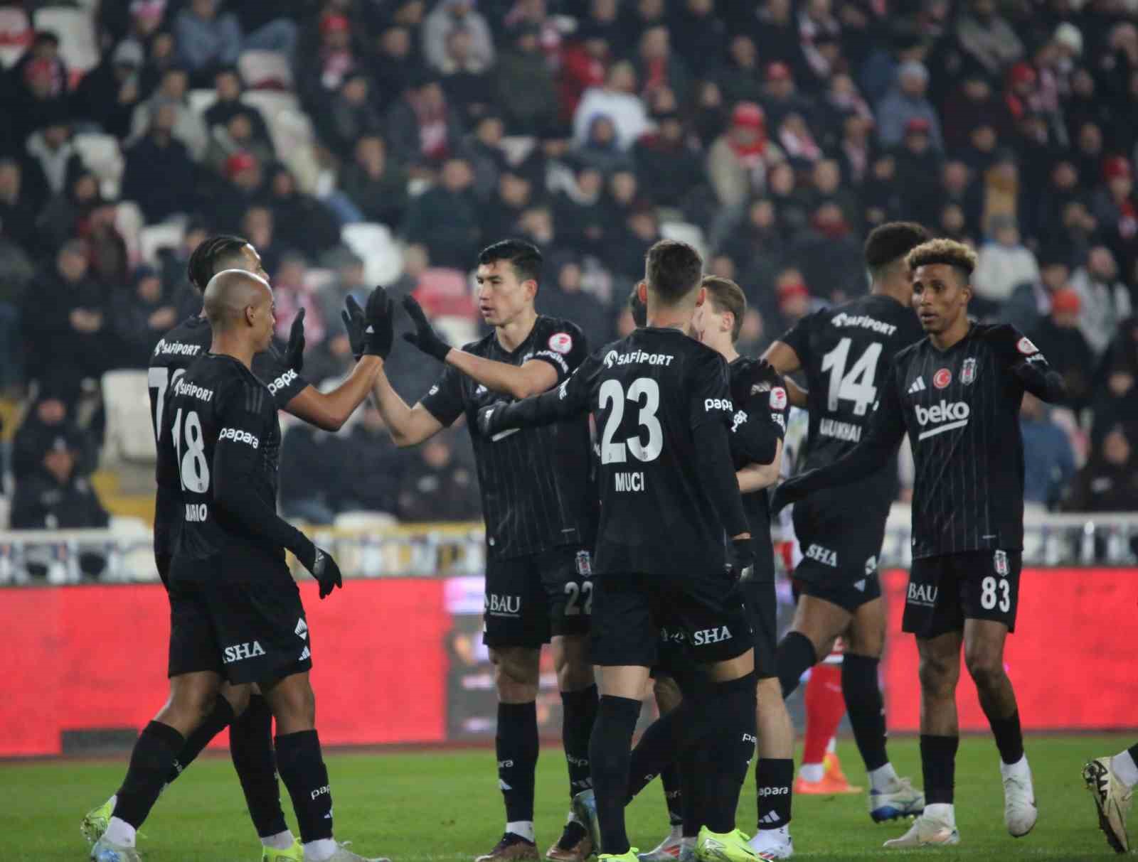 Ziraat Türkiye Kupası’nda Sivasspor, Beşiktaş’a İlk Yarıda Yenik Düştü