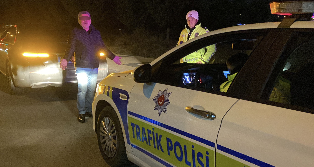 Aksaray’da Ters Yola Giren Sürücü Polis İhtarına Uymadı