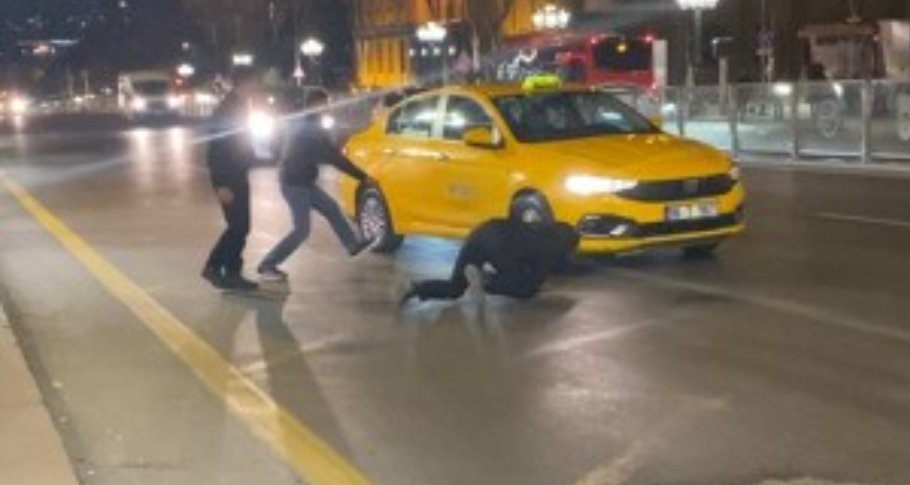 Ankara Ulus’ta Taksilere Yönelik Şiddetli Saldırı