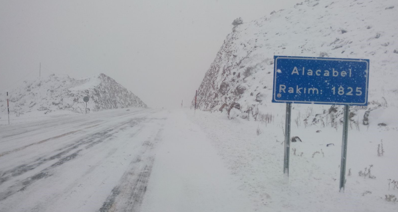 Antalya – Konya Karayolunda Kar Mesaisi