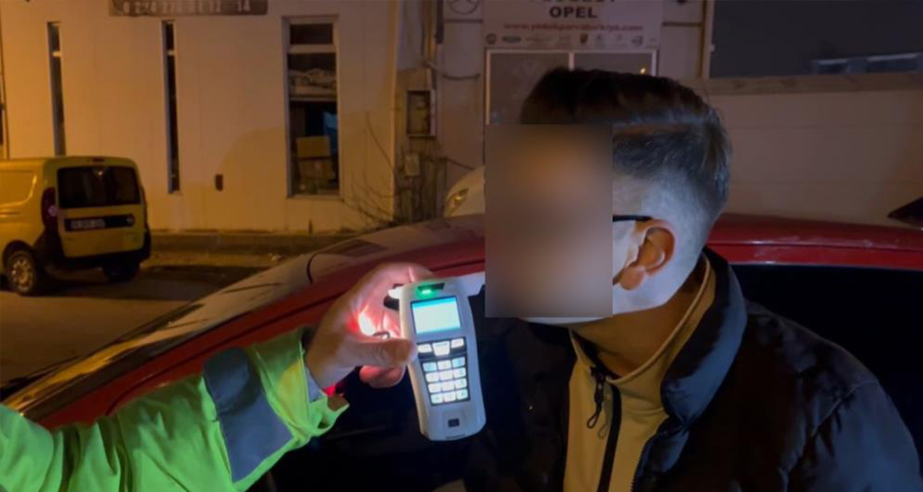 Bursa’da Alkol Denetiminde Sınırda Kalan Taksici Rahat Bir Nefes Aldı