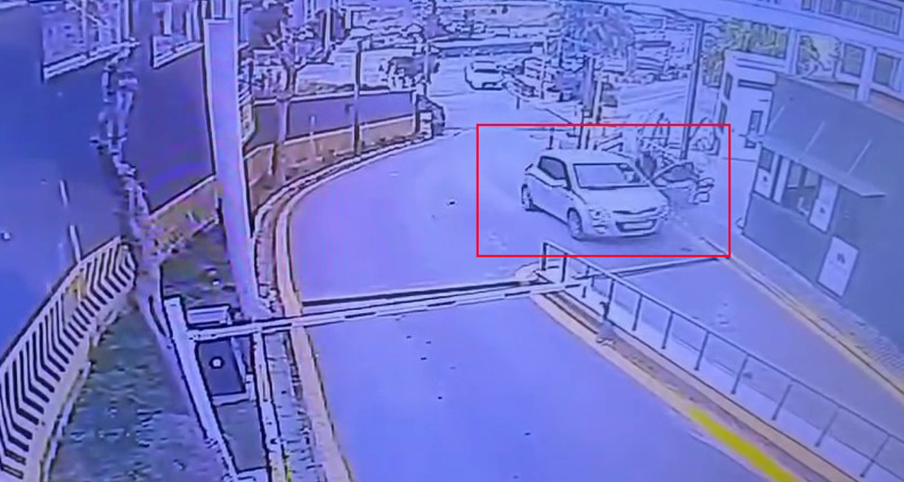 Esenyurt’ta El Freni Unutulan Araç Sürücüyü Sürükledi