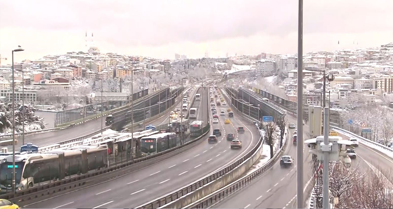 İstanbul’da Kar Tatili Sonucu Sabah Trafiği Rahatladı