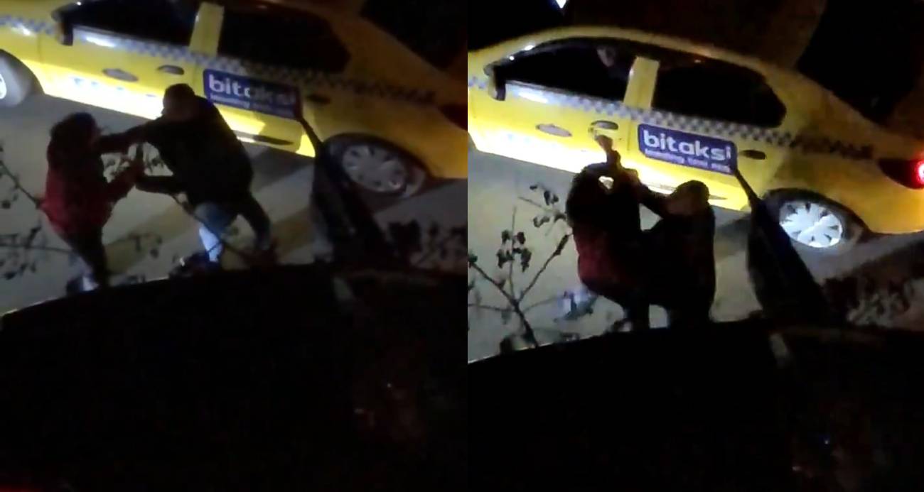 Kadıköy’de Ters Yönde İlerleyen Takside Tansiyon Yükseldi