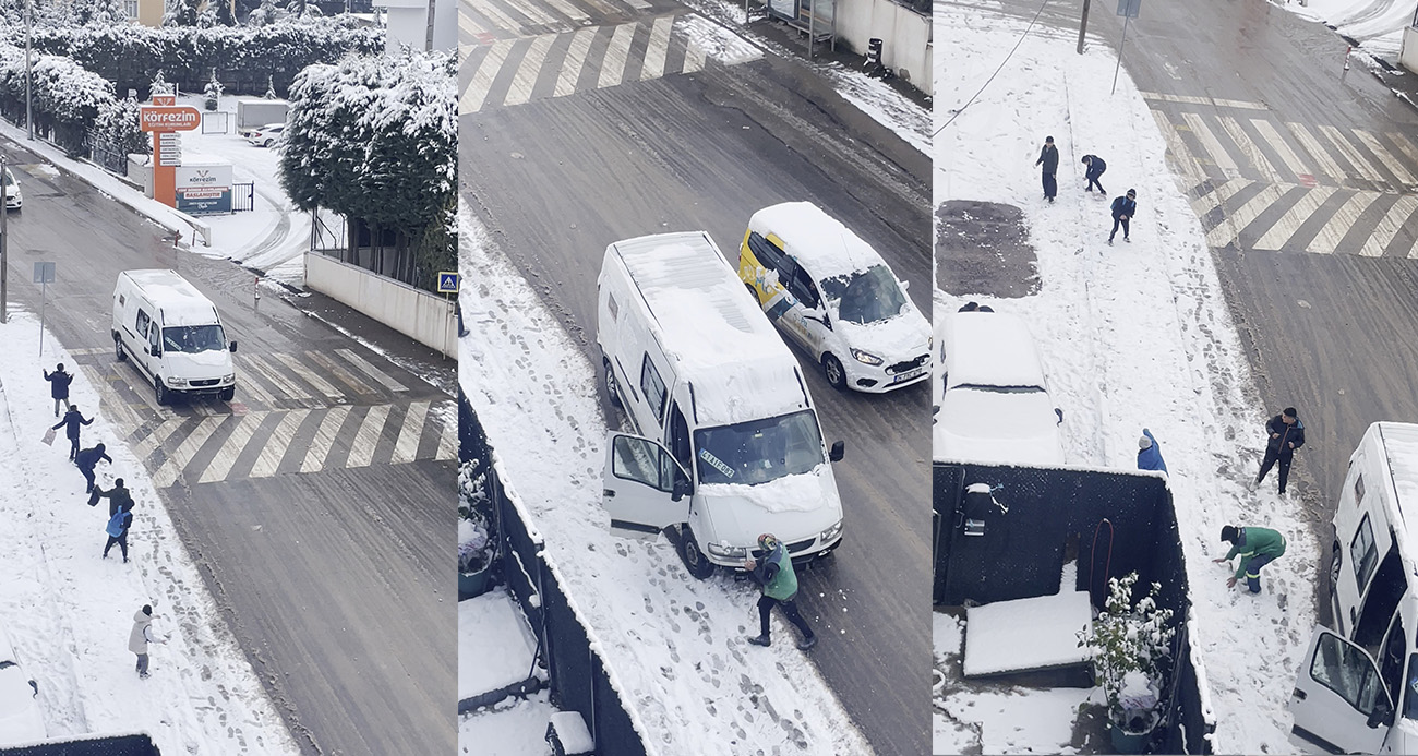 Kocaeli’de Neşeli Kar Topu Mücadelesi: Çocuklar ve Yetişkinler Karşılıklı Atıştı