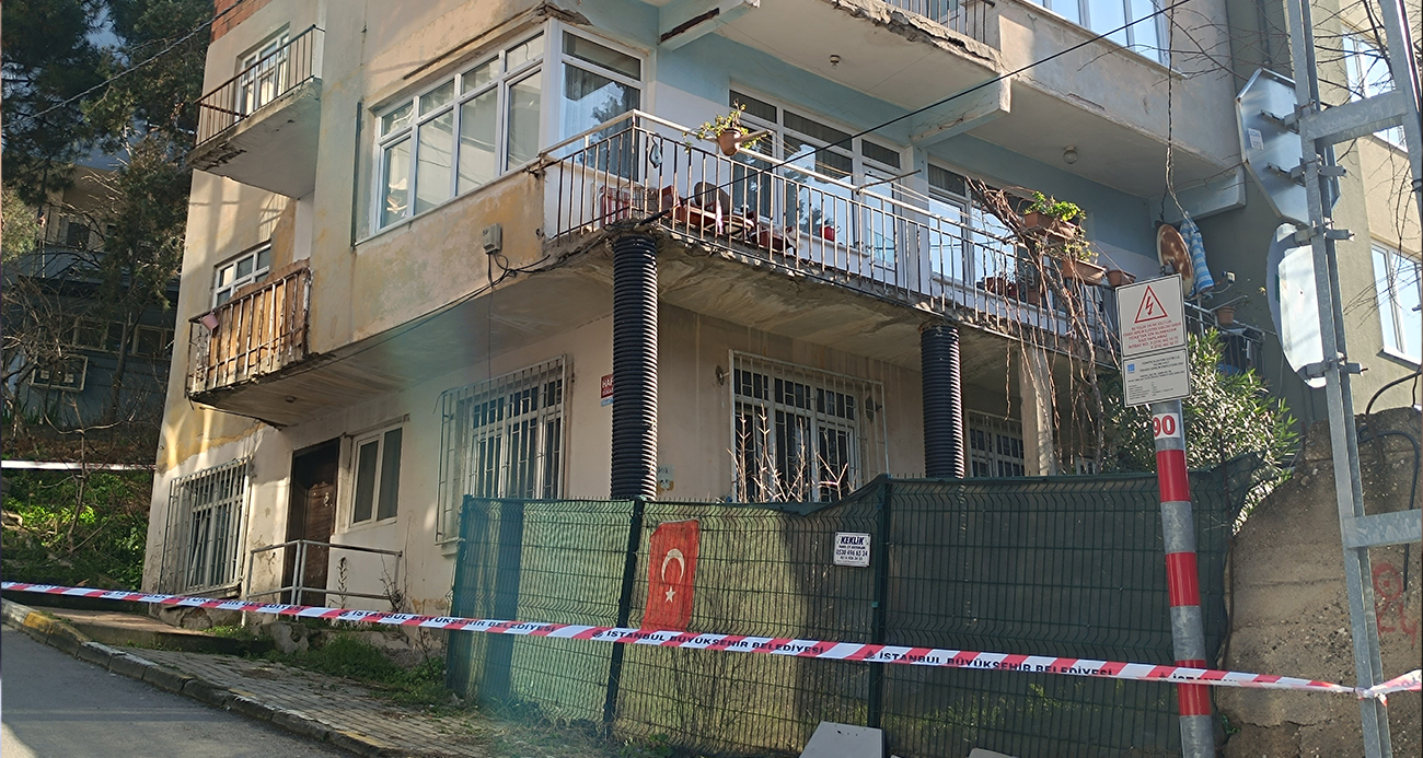 Pendik’te Risk Altındaki Bina Boşaltıldı