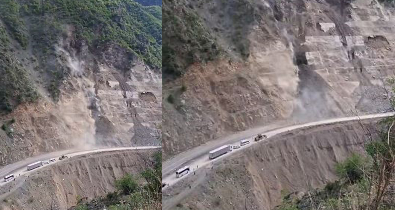 Artvin-Şavşat Karayolu Üçüncü Kez Heyelanla Kapandı