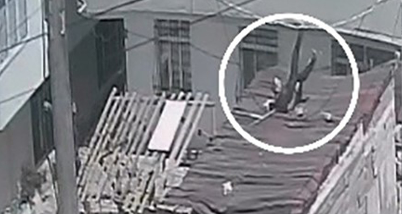Deprem Korkusuyla Balkondan Garaja Atladı