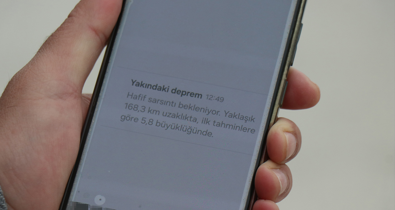 Deprem Uyarı Sistemi Hayat Kurtardı
