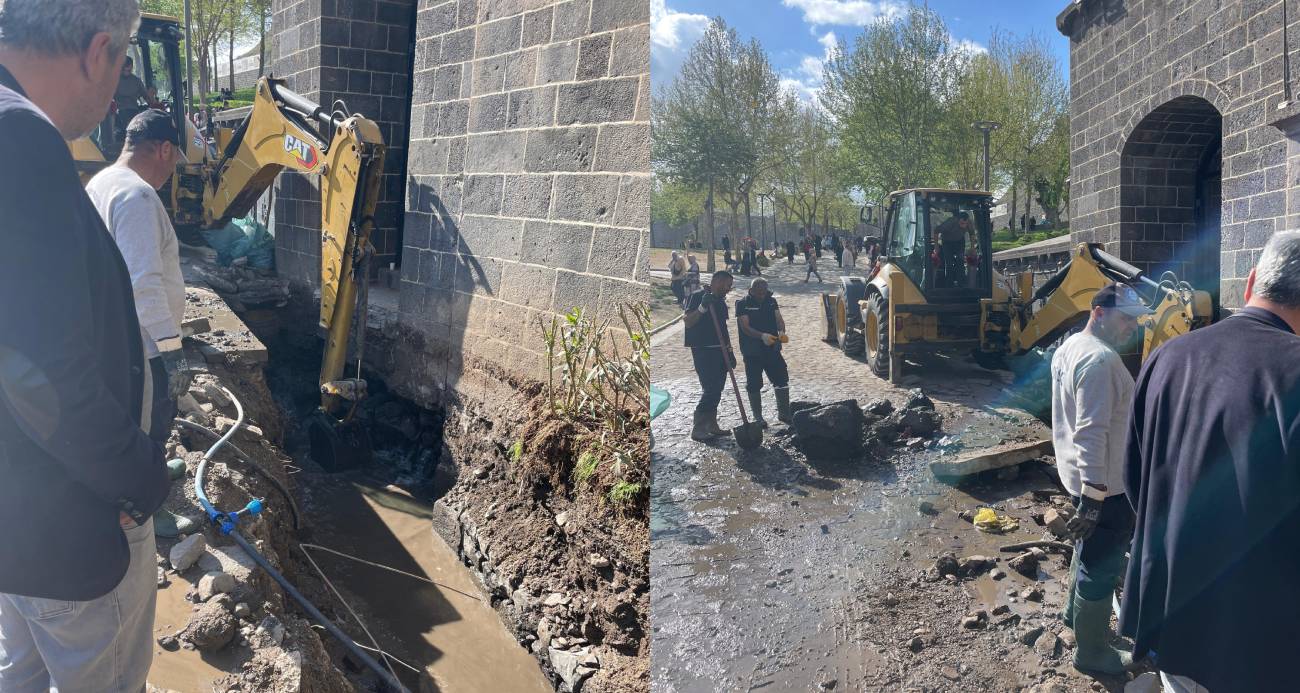 Diyarbakır’da Tarihi Cami Bölgesindeki Kanalizasyon Sorunu Tepkileri Arttırıyor