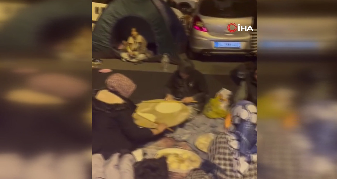 Esenler’deki Depremzedelere Gözleme Jest