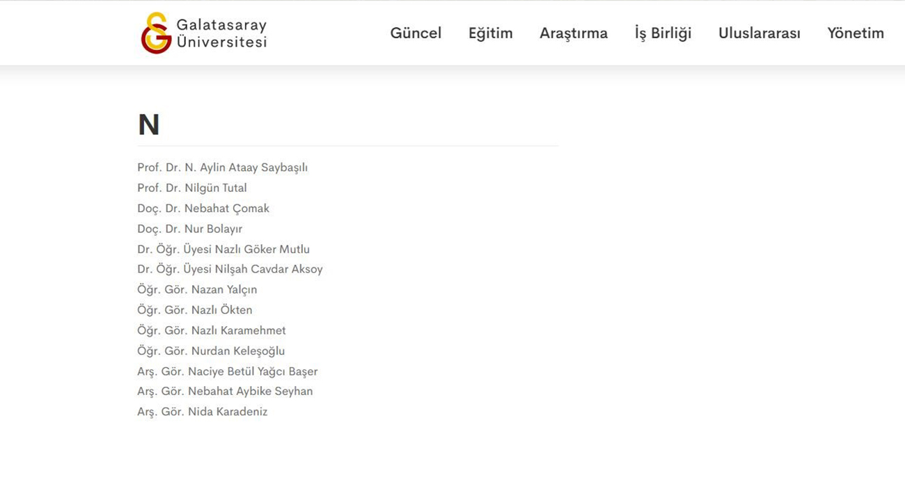 İstanbul Üniversitesi’nin İptal Ettiği Diplomalar Arasında Bir Galatasaraylı Profesör de Var