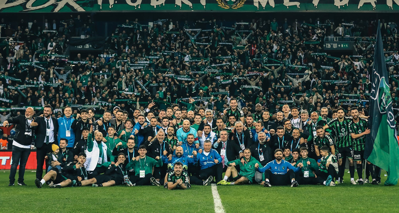 Kocaelispor, 16 Yıl Sonra Süper Lig’e Yükseldi