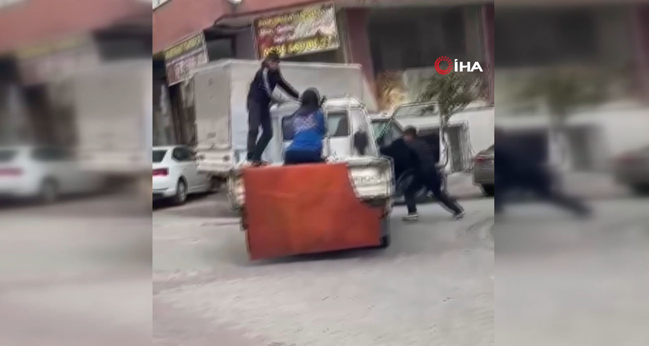 Market Çalışanı Genç Kız, Palet Hırsızlarına Karşı Cesurca Mücadele Etti