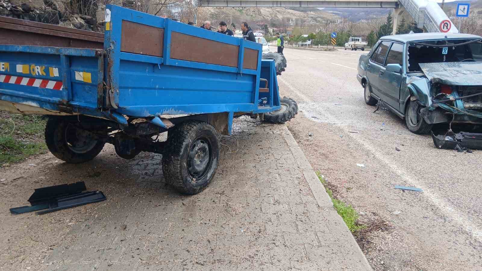 Sivas Gürün’de Otomobil ile Çapa Motoru Çarpışması: Bir Yaralı