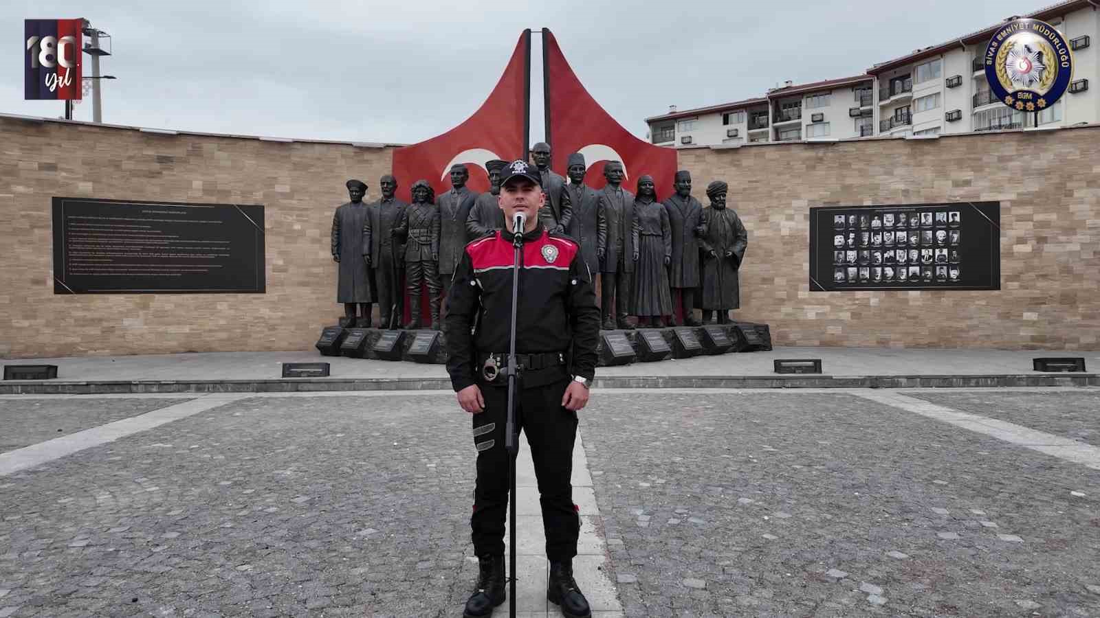 Sivas Polis Teşkilatı’ndan Duygusal Bir Klip: 180. Yıl Kutlamaları