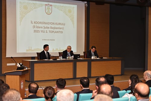 Sivas’ta 2025 Yılı İkinci Dönem Koordinasyon Toplantısı Yapıldı