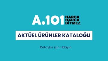 A101 22 -29 Mayıs 2025 Aktüel Ürünler Kataloğu