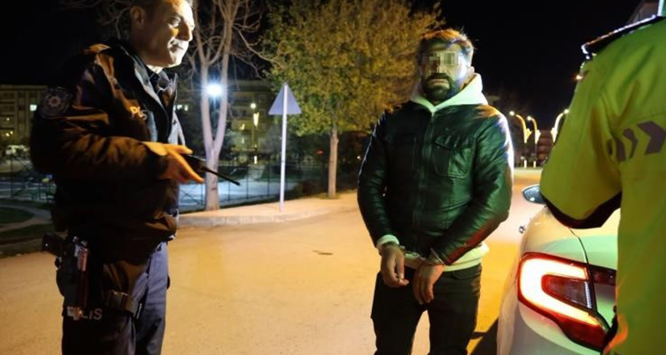 Aksaray’da Alkollü Sürücü Polisten Dert Yakındı