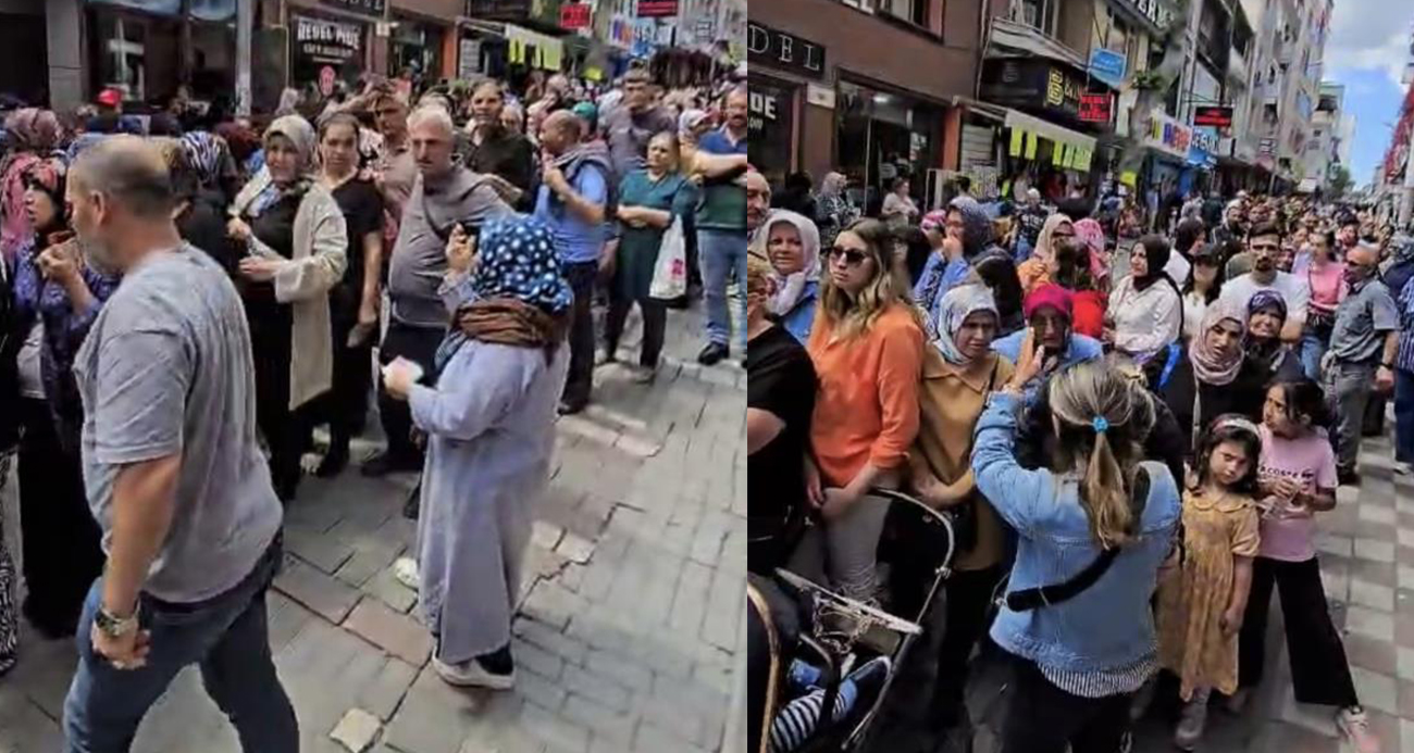 Bursa Karacabey’de Çekiliş Heyecanı: Vatandaşlar Mağaza Önünde Kuyruk Oldu