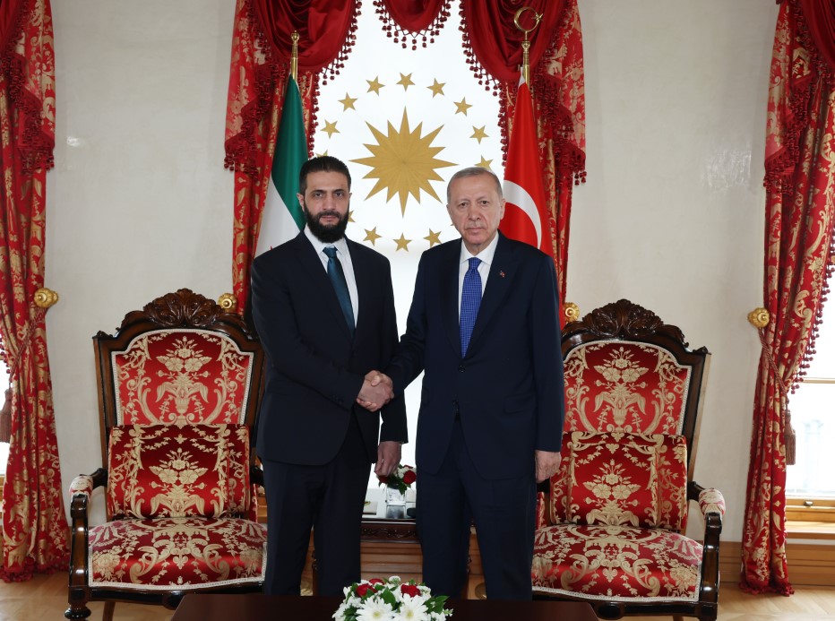 Cumhurbaşkanı Erdoğan, Suriye Devlet Başkanı Ahmet Şara ile Görüştü