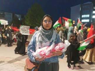 Cumhuriyet Üniversitesi Öğrencilerinden İsrail Protestosu