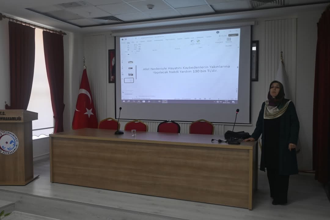 Gürün’de Afet Bilinci Artırma Eğitimi Düzenlendi