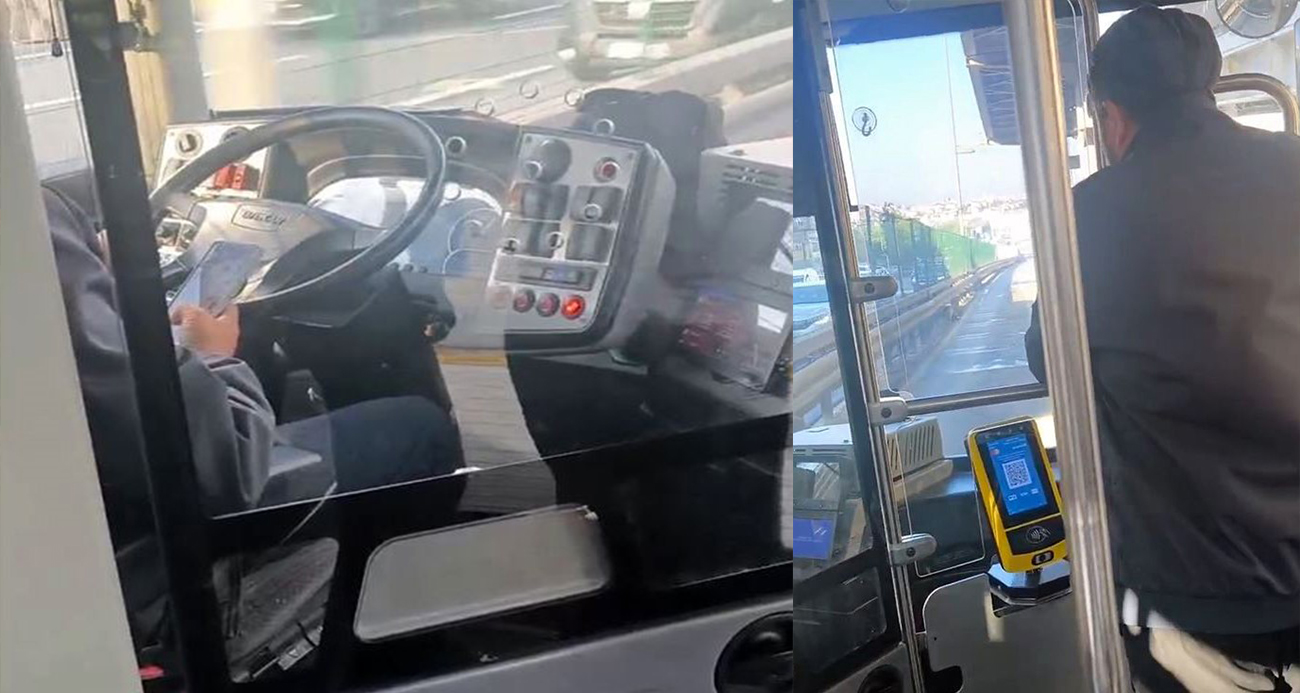 Metrobüs Sürücüsünün Tehlikeli İhmaline Yolcu Müdahalesi