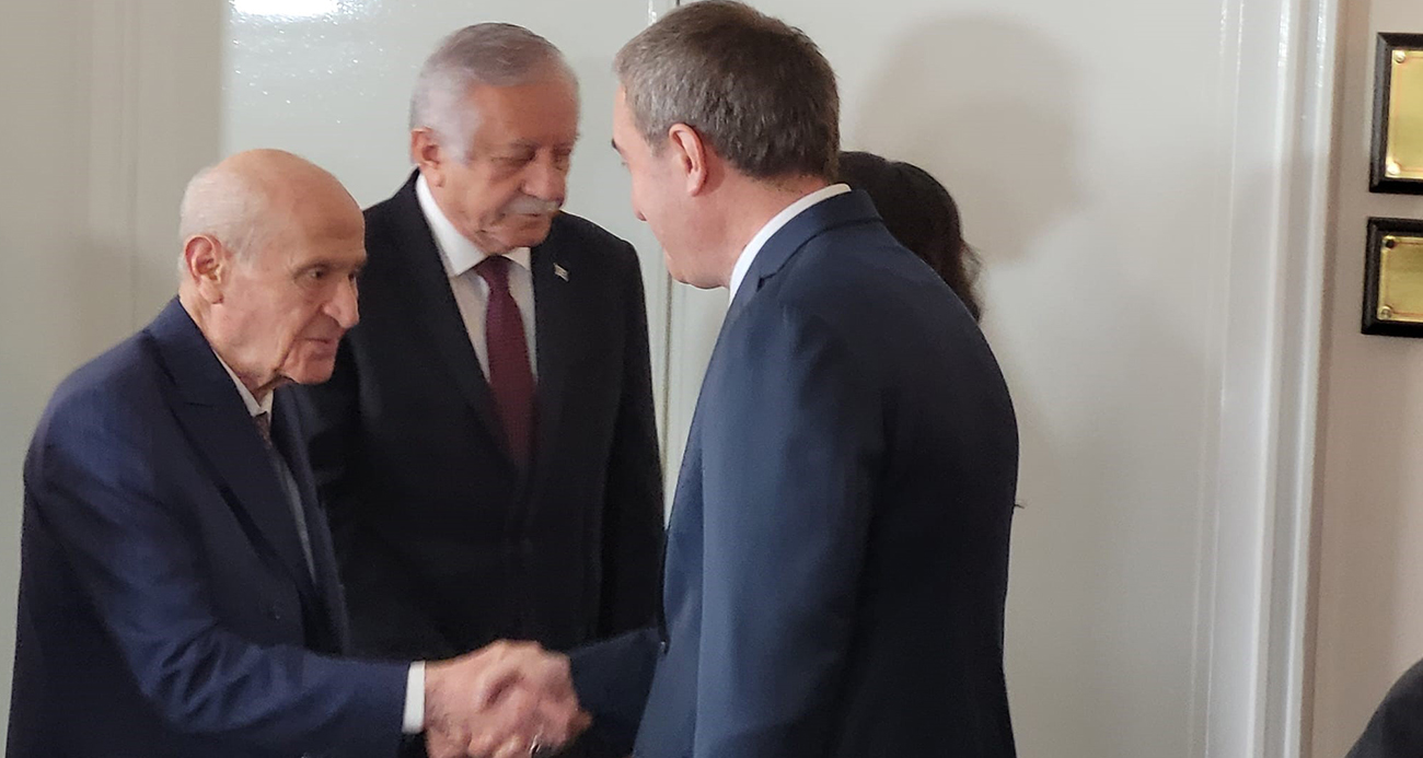 MHP Genel Başkanı Devlet Bahçeli, DEM Parti Heyeti ile TBMM’de Bir Araya Geldi