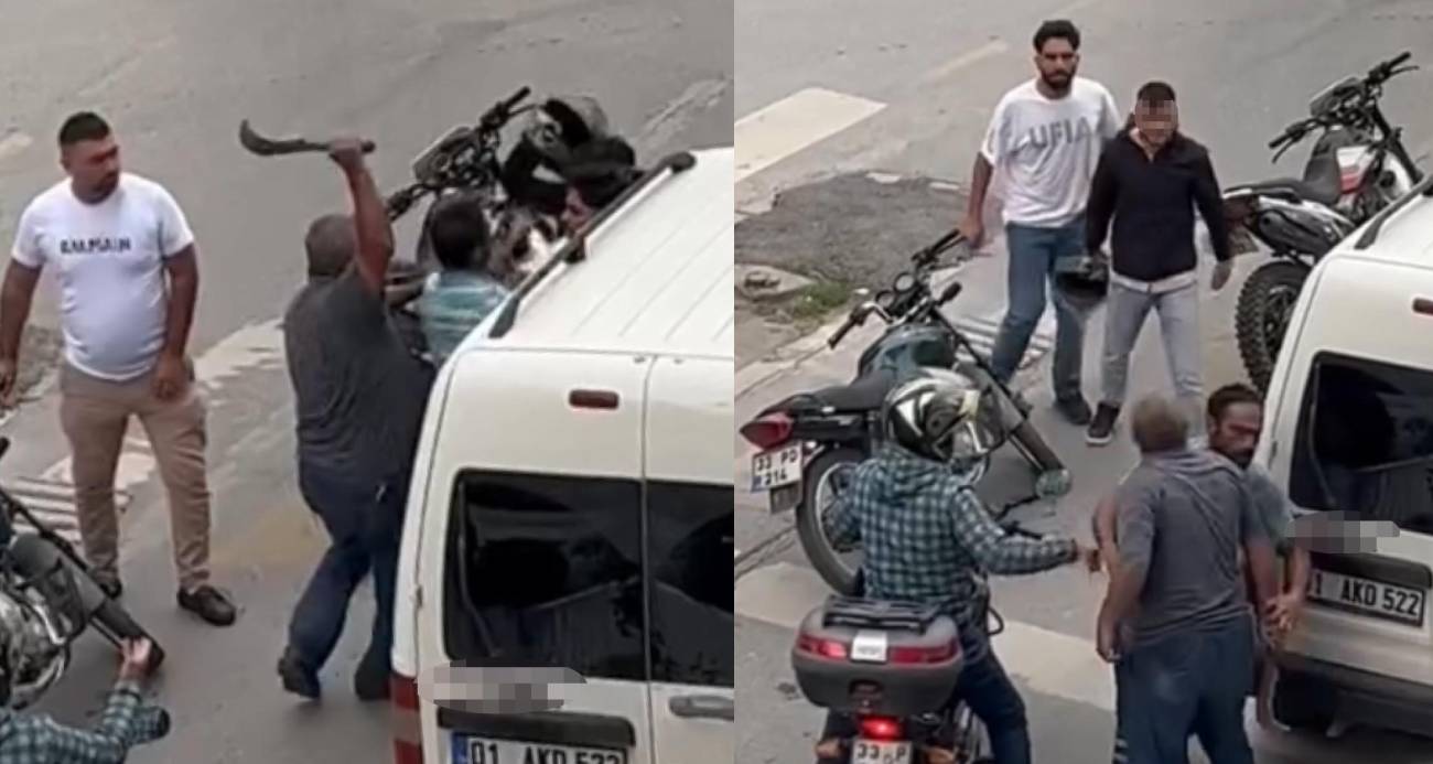 Tarsus’ta Trafik Gerginliği: Sürücü Budama Bıçağıyla Tehdit Etti, Ehliyetine El Konuldu