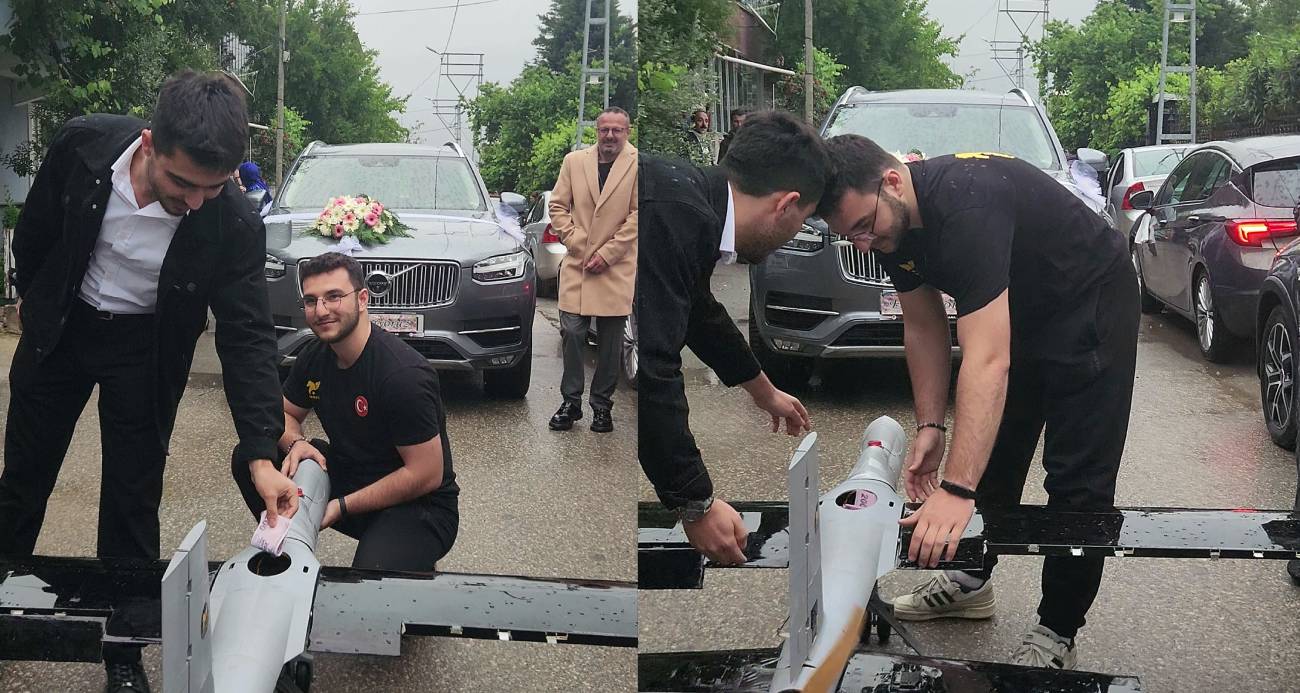 TEKNOFEST Heyecanı Sakarya’da Düğün Konvoyuyla Buluştu: İHA ile Yol Kesme Geleneği