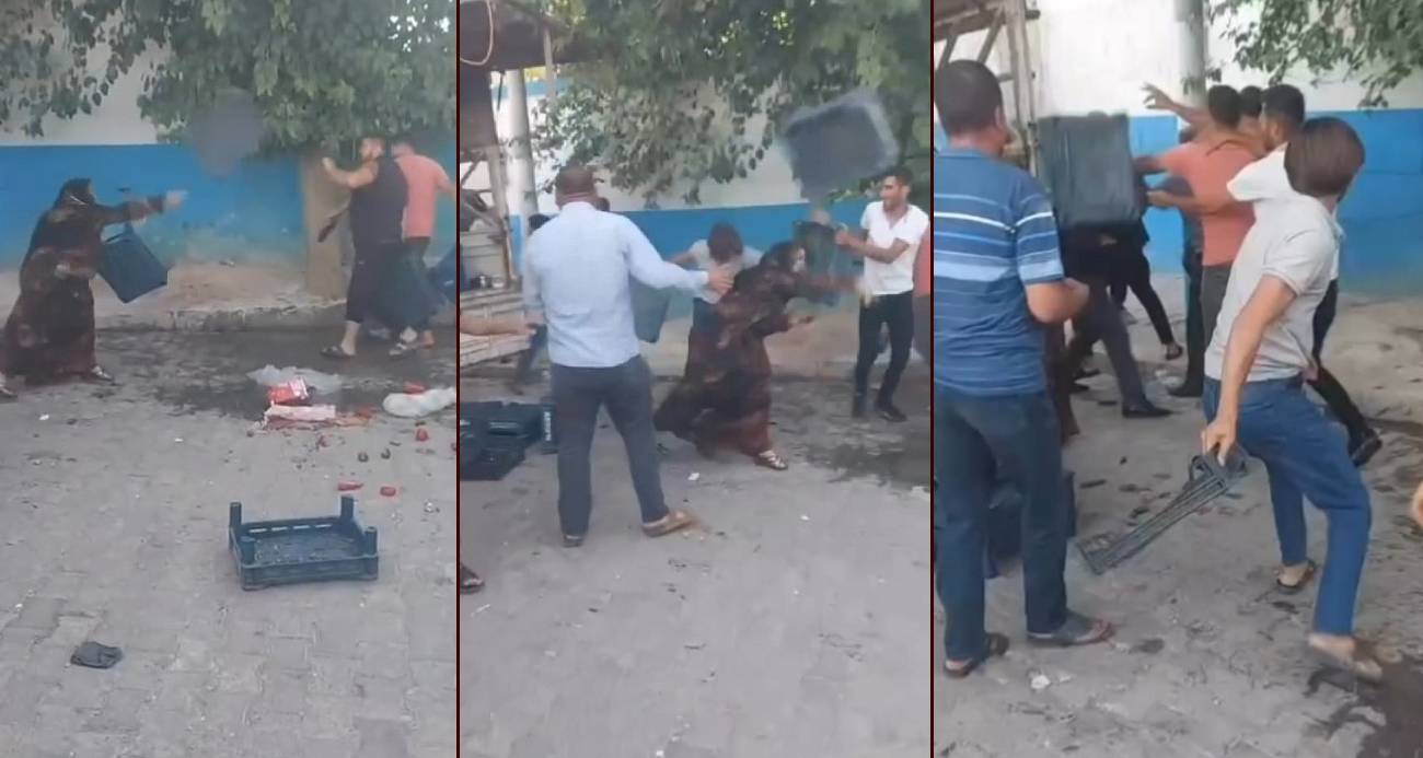 Akçakale’de Pazar Yerinde Çıkan Kavgada Gergin Anlar