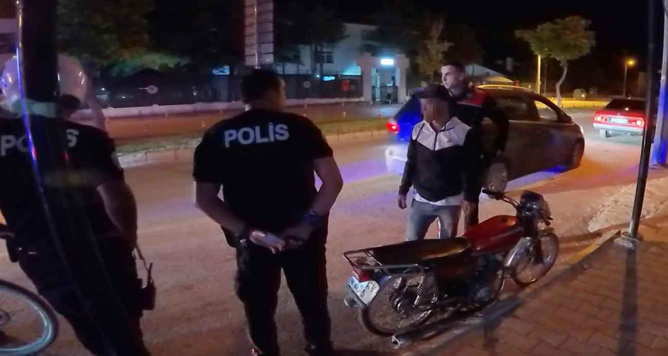 Aksaray’da Alkol Denetiminden Geçemeyen Motosiklet Sürücüsü
