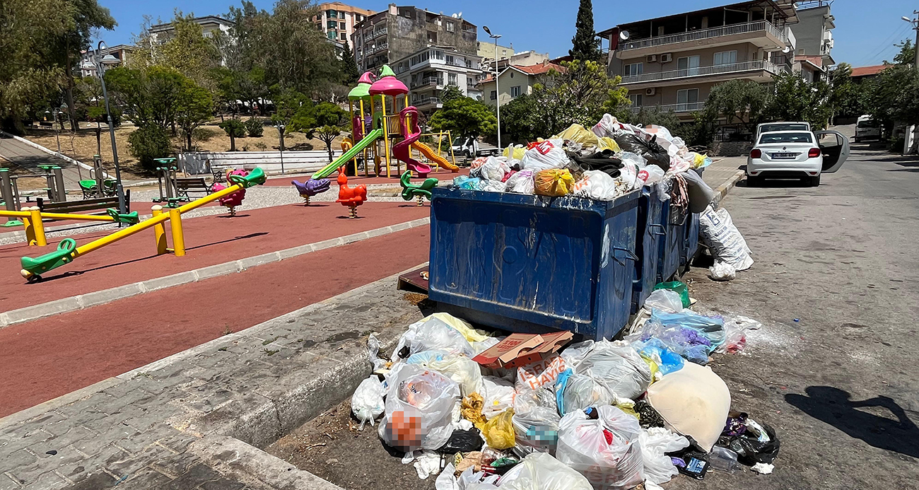Buca’da İşçi Maaşları Ödenmediği İçin Çöp Krizi Yaşanıyor